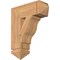 Ekena Millwork Funston Arts & Crafts Smooth Bracket, Western Red Cedar, 5 1/2"W x 18"D x 22"H BKT06X18X22FST03SWR - alternate 1